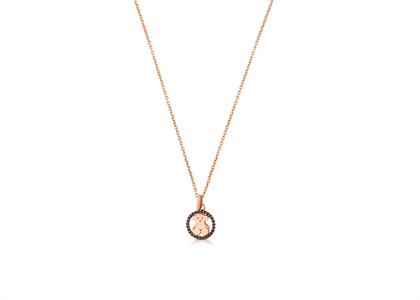 Rose Gold Plated Mini Teddy Bear Pendant